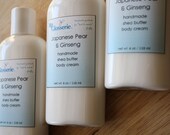 Japanese Pear & Ginseng Vegan Lotion (Body Cream) - Handmade
