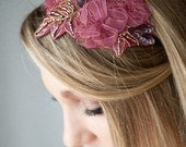 Finley beaded flower headband