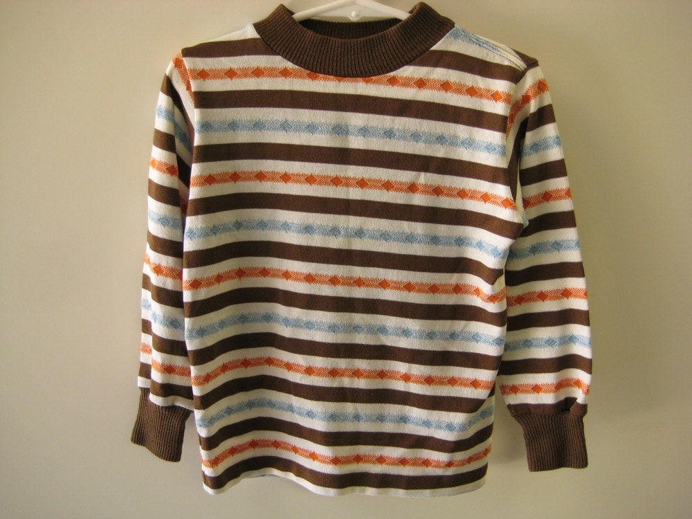 1970's child's vintage Health Tex striped shirt size 4