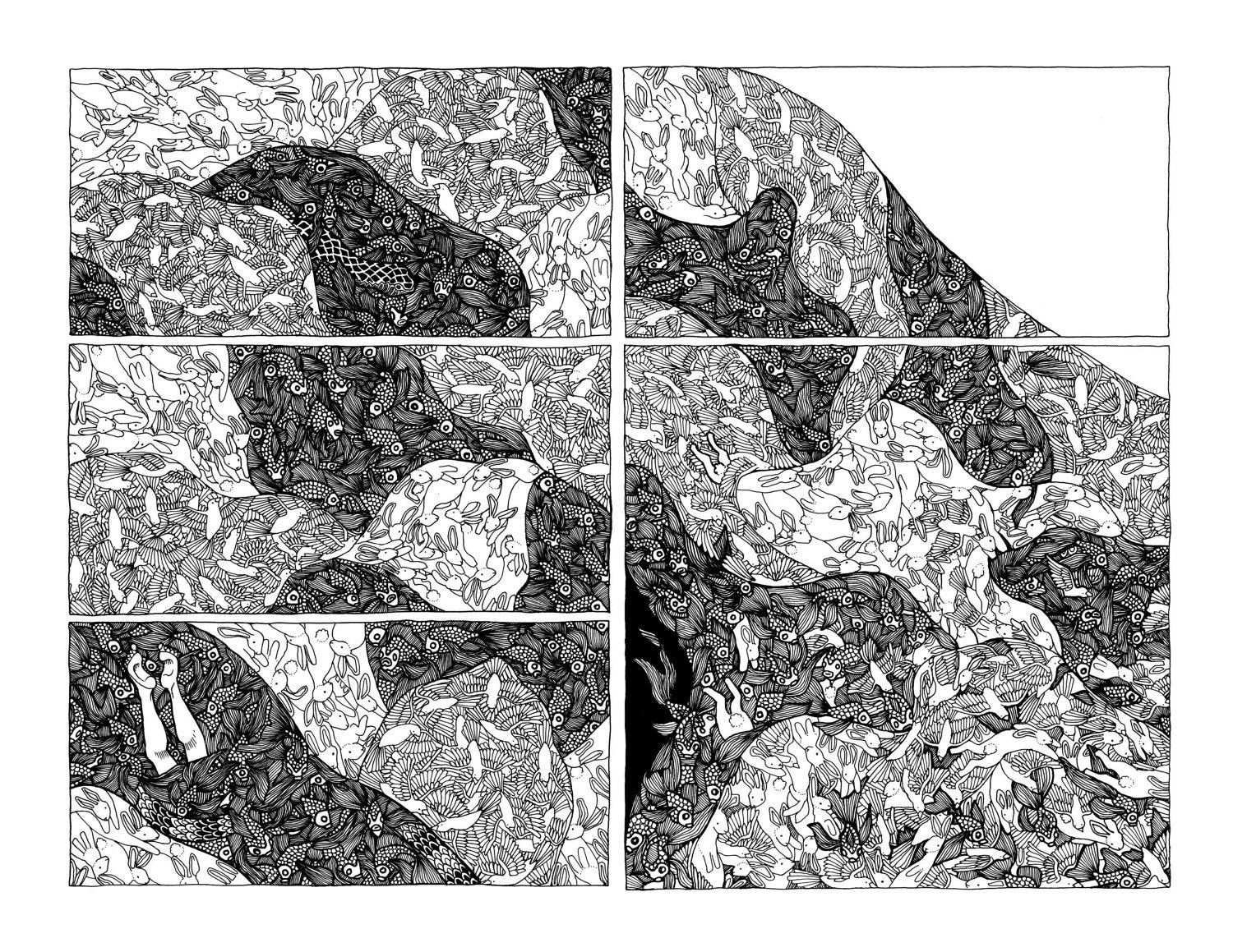 Illustration from In the Sounds and Seas: Archival Quality Digital Print