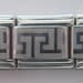 Casa D' Oro - A Trio of Labyrinth Patterned Charms - Italian Charm Bracelet - 9mm Link