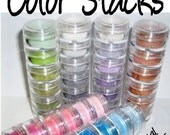 Color Stacks -6 Mineral Eyeshadows-Your choice of Colors-