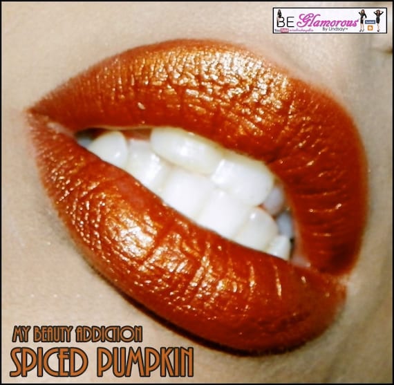Burnt Orange Lipstick-Spiced Pumpkin