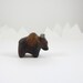 Buffalo  pocket totem figurine