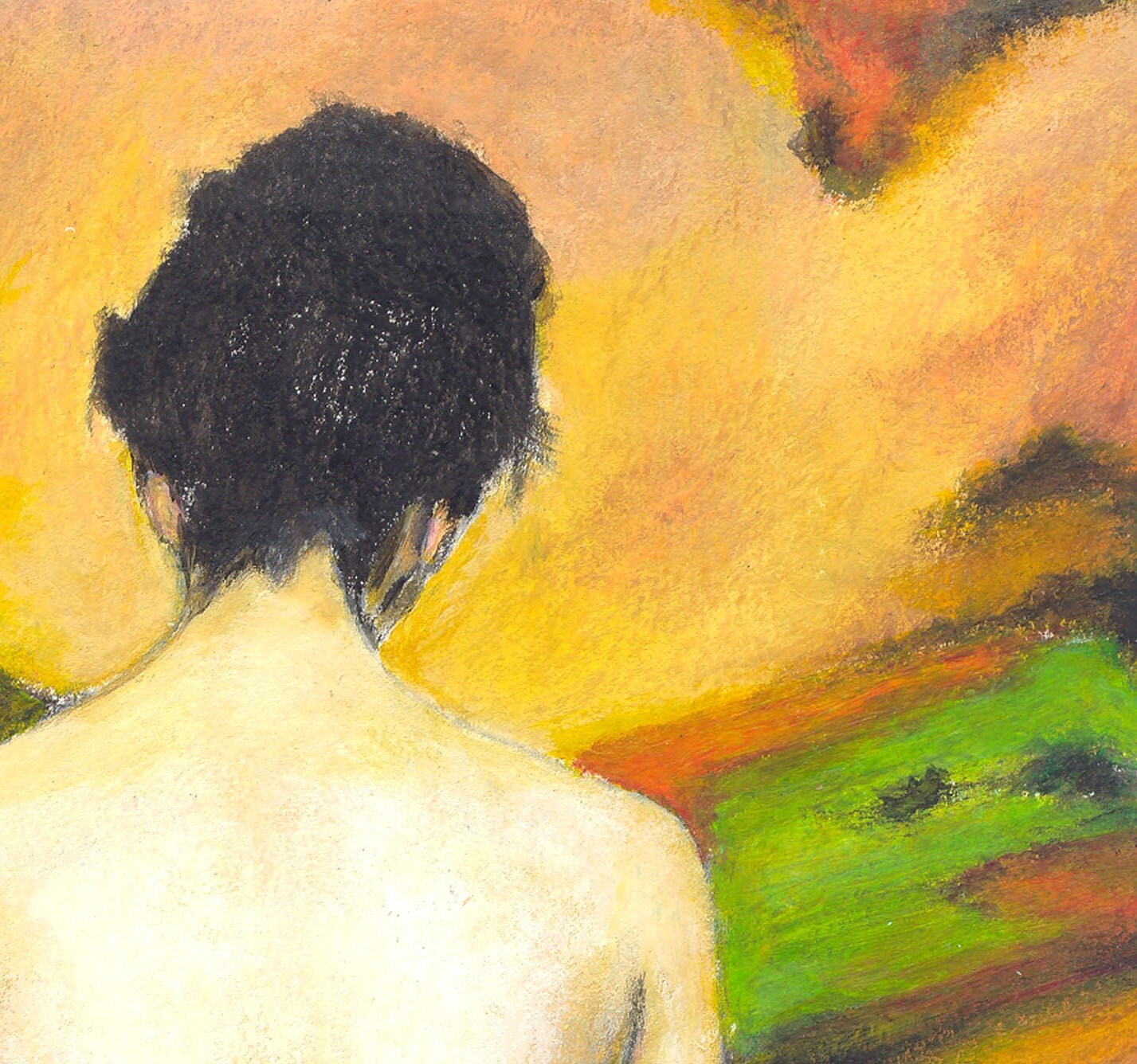 Art Print - Back Of A Nude
