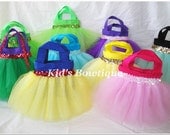 Set of 17 Disney Princesses Inspired Party Favor Tutu Bags