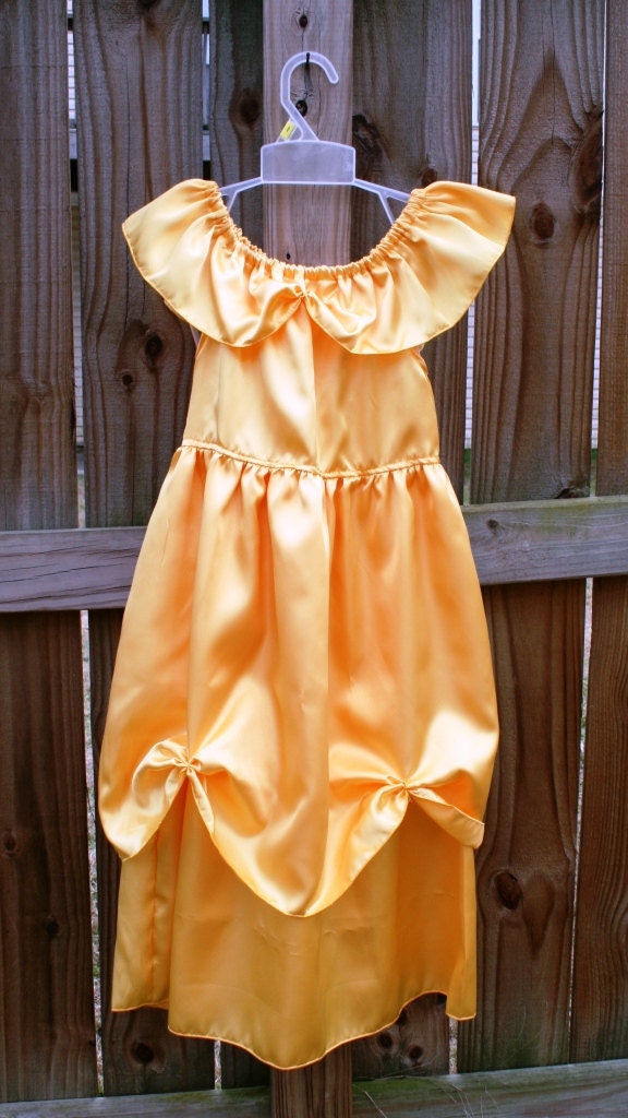 Belle Princess Beauty and the Beast inspired dress costume