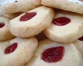 Strawberry German Jelly Cookies 2 Dozen Organic