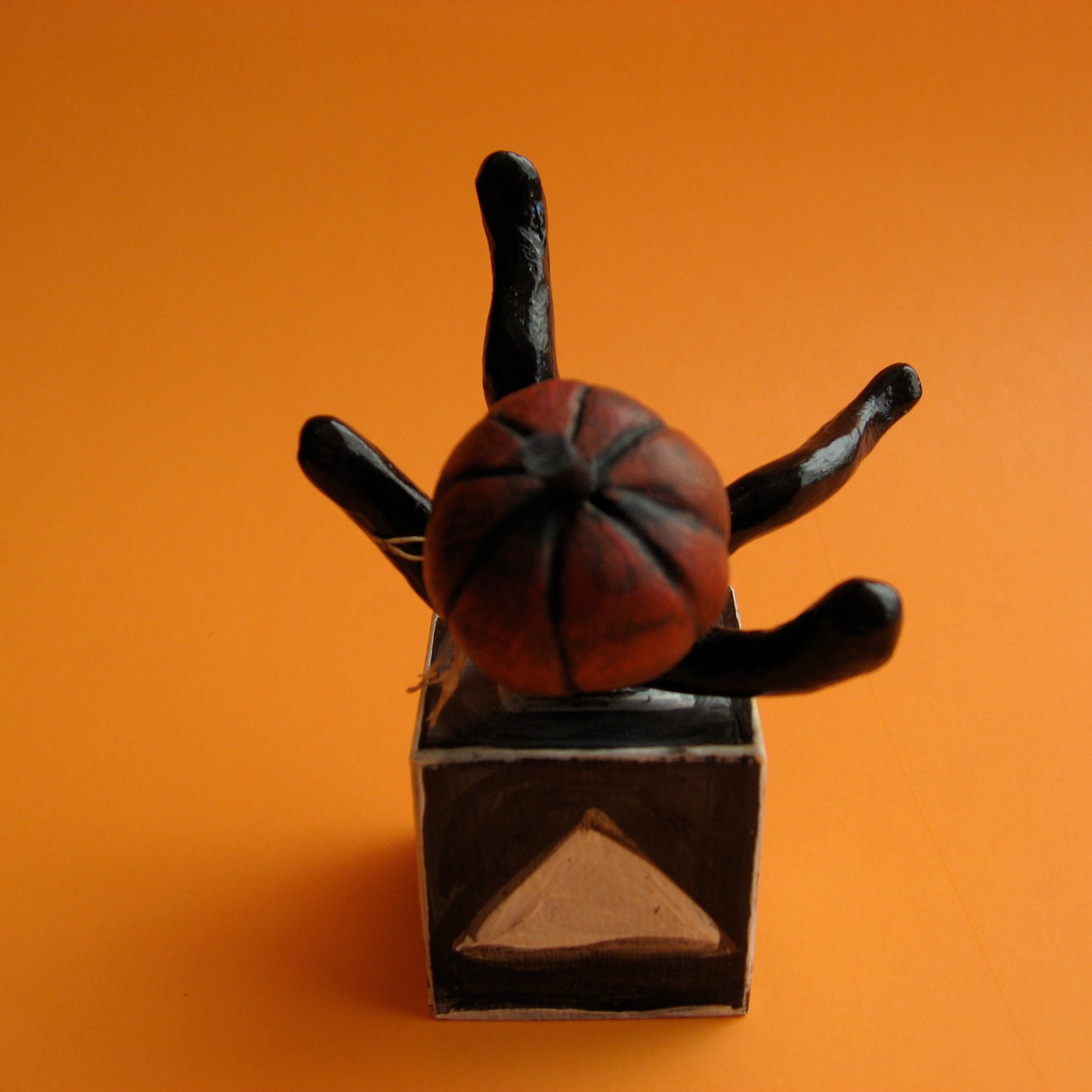 Jack O Lantern One of a Kind Figure - Pumpkin Man Figurine - Halloween