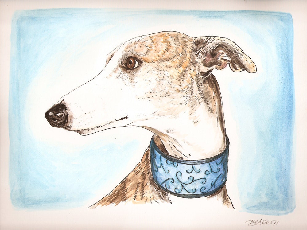 GIFT VOUCHER PDF for a Custom Pet Portrait Painting, dog, cat etc