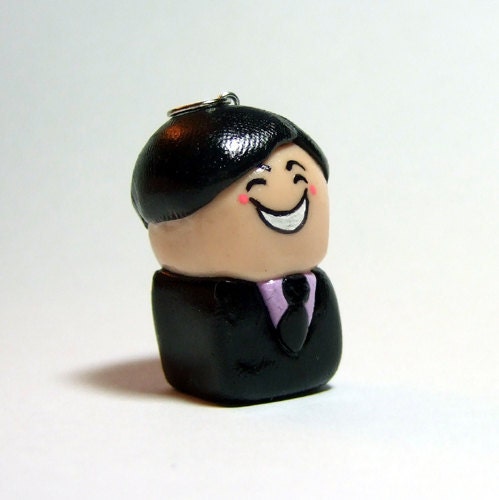 Little Jimmy Kimmel - Kawaii Pendant Charm - Handmade by The Happy Acorn