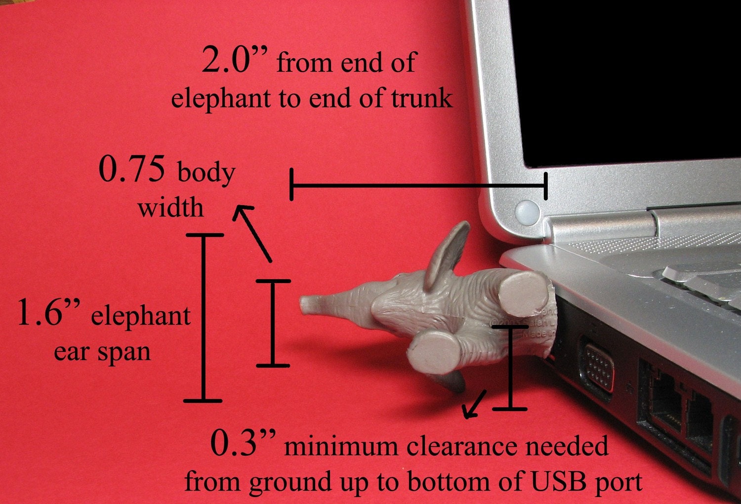 Baby Elephant USB Flash Drive