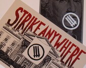 Strike Anywhere screenprinted gigposter set of 2