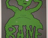 Bane screenprinted gigposter