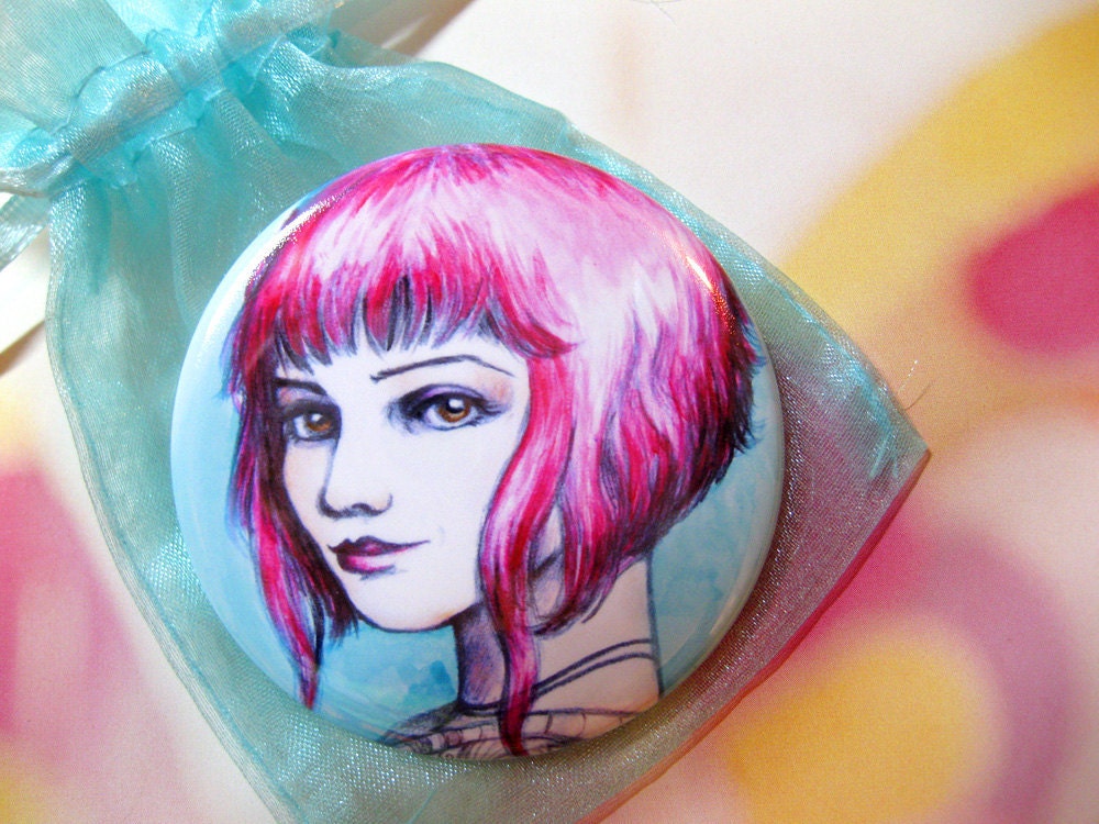 Ramona Flowers Vanity Pocket Mirror