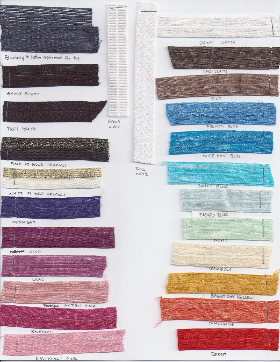 Available Trim Colors