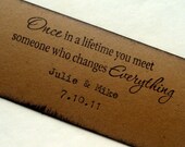 Custom Wedding favor tag, Romantic text,  RESERVED for miranda