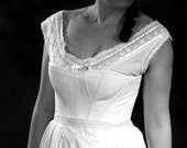 Victorian V-Neck Lace Chemise