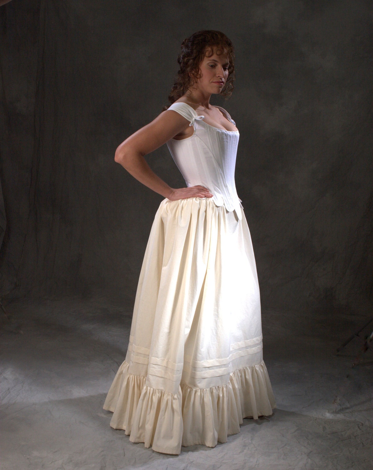 c.1660 Cavalier Restoration Moliere historic underwear ensemble