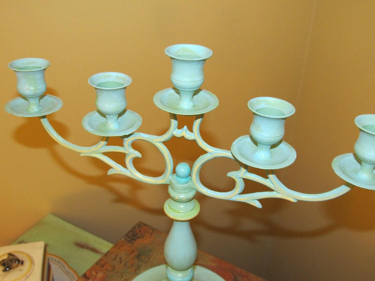 Candelabrum Vintage Upcycled Modern Handmade OOAK