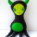 SALE Horned Sea  Monster Plush