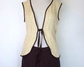 Woven Yellow Vest