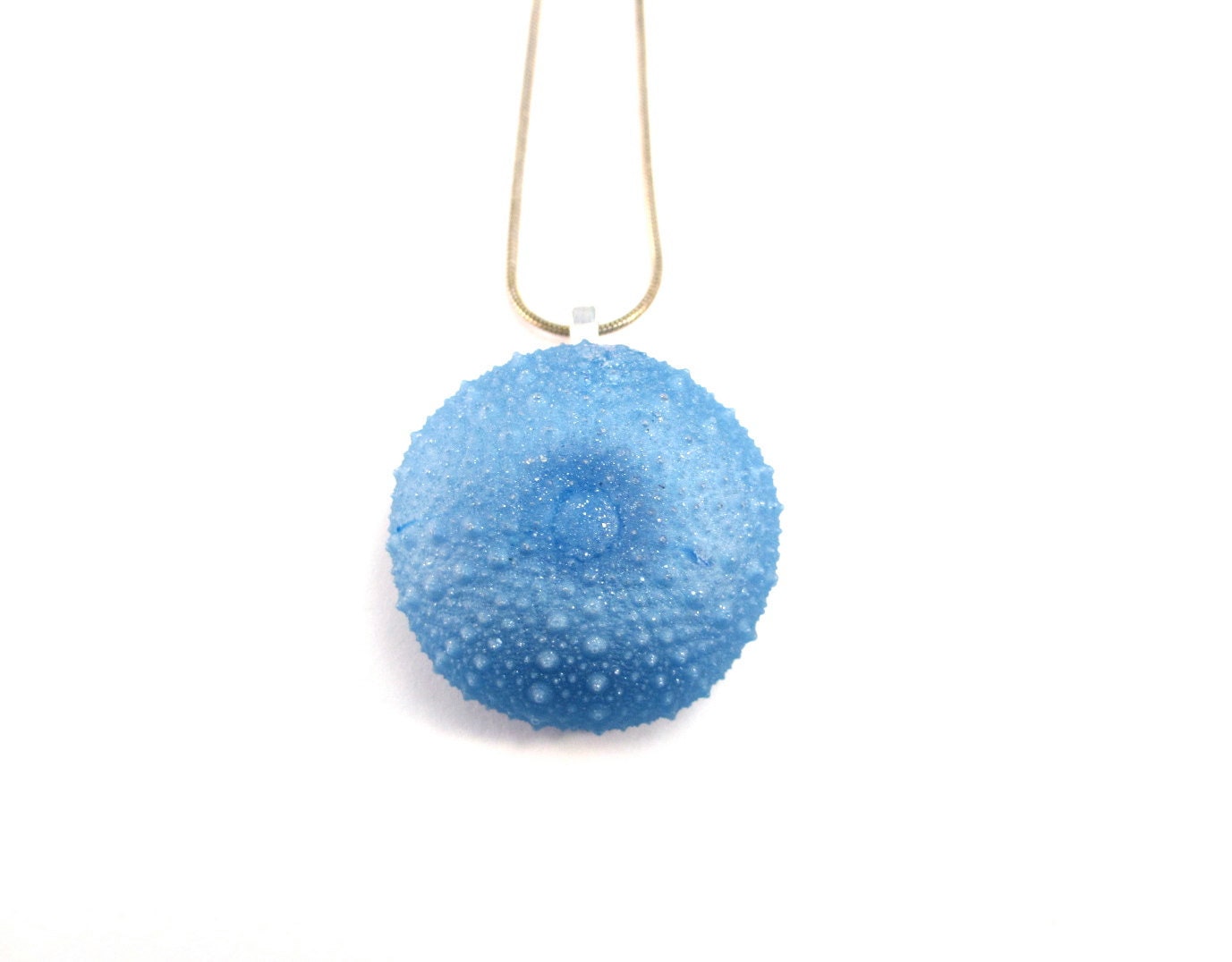 Resin Necklace Beach Jewelry Sea Urchin Jewelry Resin Jewelry