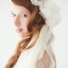 Wedding Veil, Bridal Veil, Lace, Point d'Esprit, Mantilla Veil, Hip Length - Lovely - Made to Order