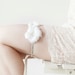Handmade Wedding Bridal Garter Rustic Flower - The Lovelies