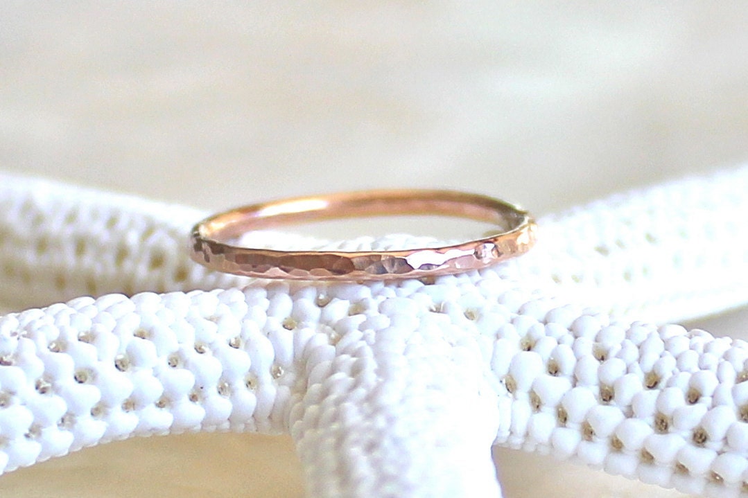 Shimmering Skinny Band of Sterling Silver , 14kt Yellow or Rose Gold Fill, Stacking Ring, Wedding Ring, Promise Ring, Fitted Toe Ring