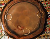 Triple Gold Flower Necklace