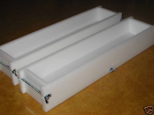 Soap mold two 4-5 Lb no liner soap molds wooden lids & cutters avail. 1-877-890-0267 E.