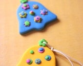 Colourful Handmade Polymer Clay Easter Decorations