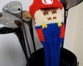 Super Mario Brothers Knit Golf Club Cover