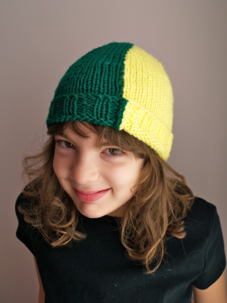 Yellow Knit Hat