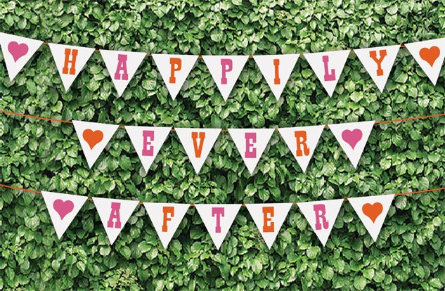 Wedding celebration printable garland PDF Il_170x135