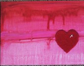 Paper Goods, blank notecard, Love, Cross My Heart, Valentines Day by SunnyDaysStudio
