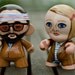Margot and Richie Tenenbaum - Set of two 4" Mini Munny Figures