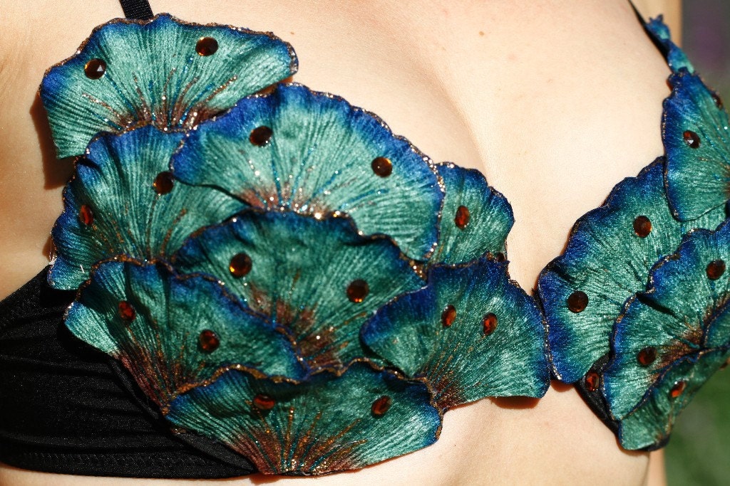 Beautiful Handmade Burlesque She Sells Sea Shells Bra - Limited Edition