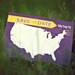 Map save the date postcards
