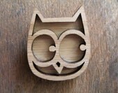Little Hoot Face Brooch