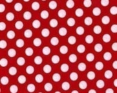 Minnie Red White Ta Dot Half Inch Spot Michael Miller Fabric fat quarter 18 by 22
