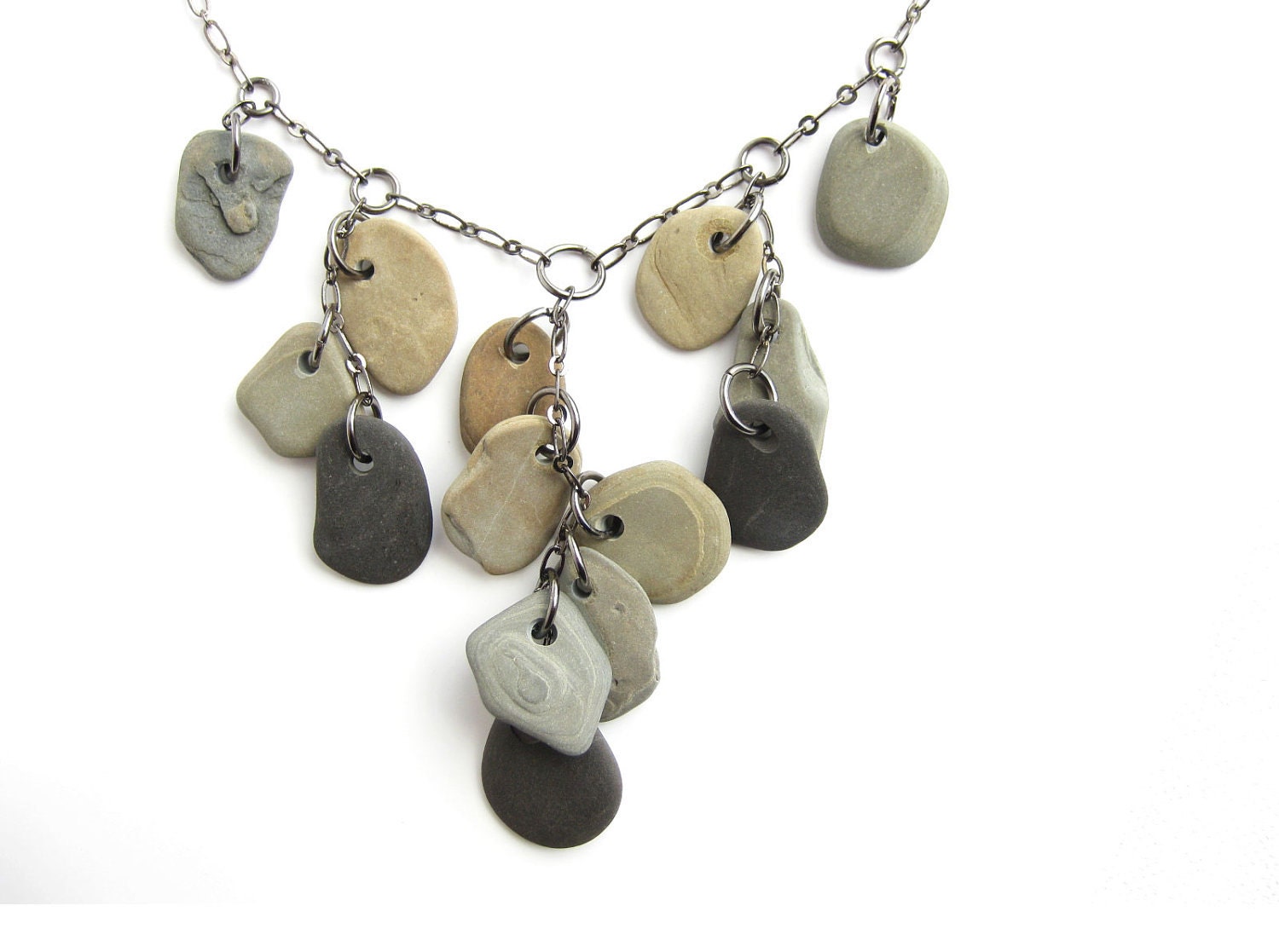 Geology gift - natural stone necklace - Wisconsin Boudicca Rock Collection Necklace - 347