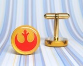 Star Wars Alliance Starbird Cufflinks made from LEGO (r) Pieces, Custom Cufflinks for Men and Geeks