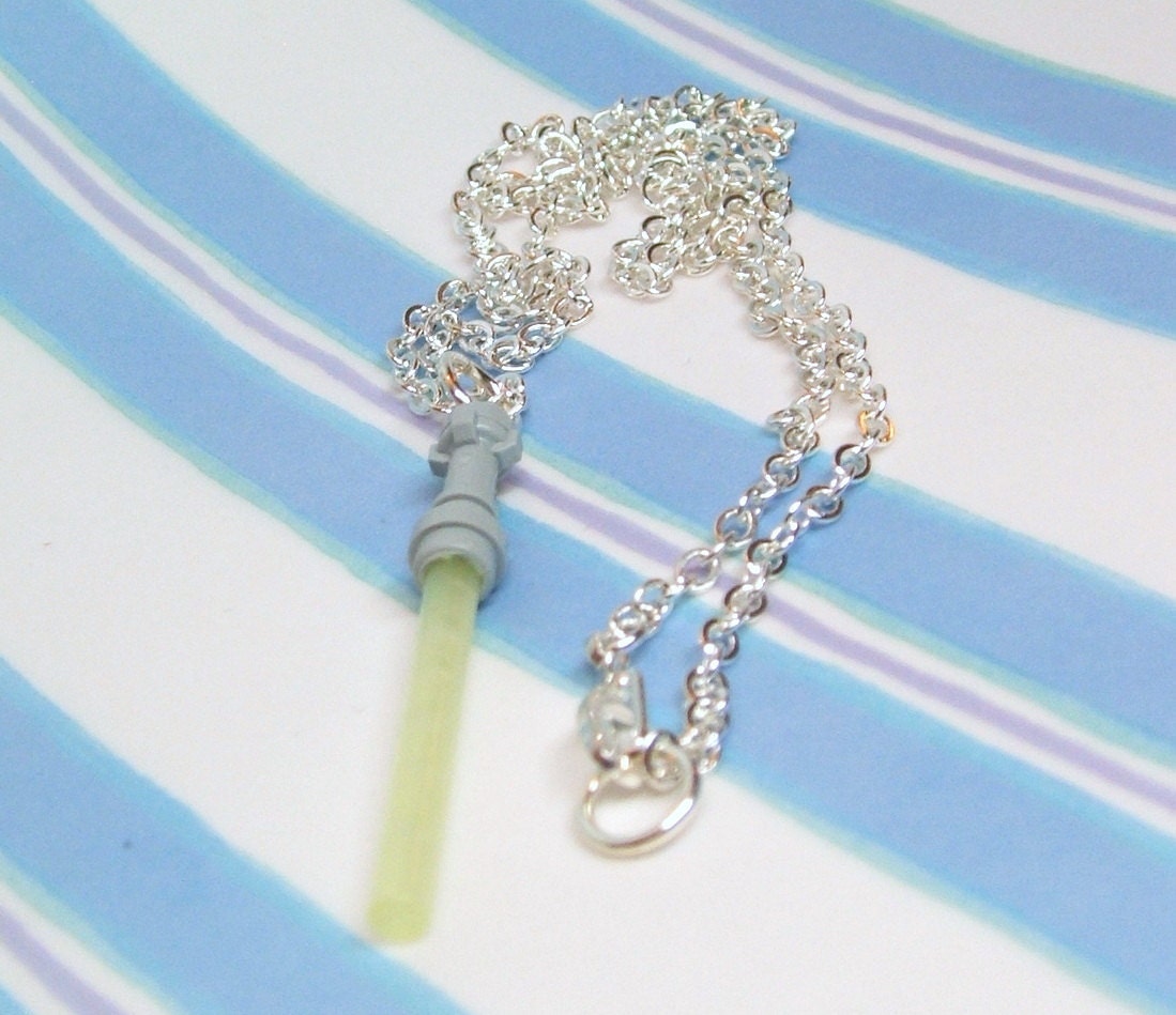 Glow in the Dark Light Saber Necklace - Strong Enough for a Man
