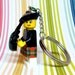 Bagpiper Keychain - made from Series 7 LEGO (r) Minifigure