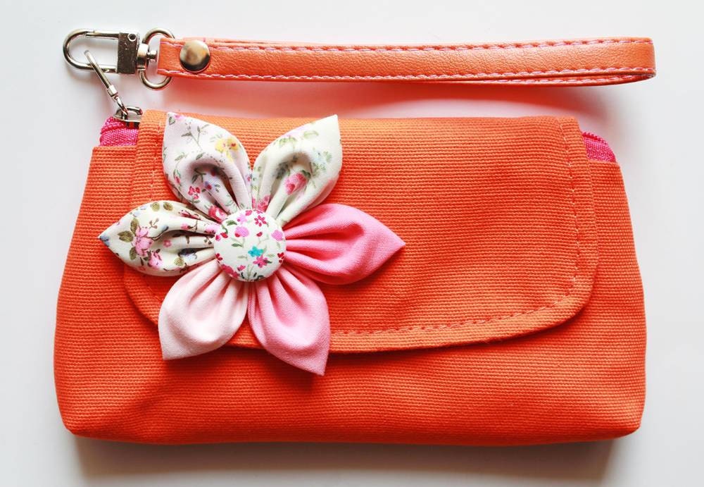 Orange Wristlet Case For iPhone Coin SALE Buy 3 Get 1 FREE
