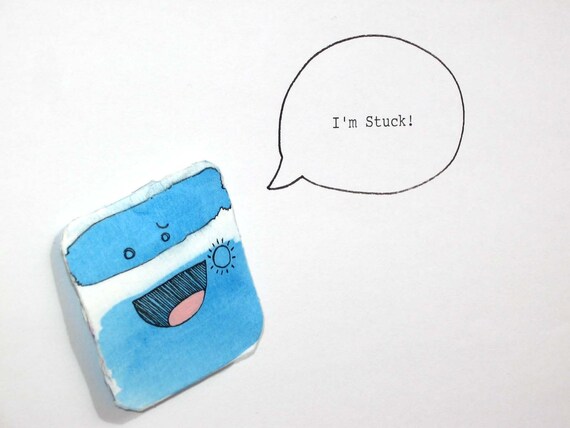 Mr. Blue Magnet, One (1) item - Free US Shipping