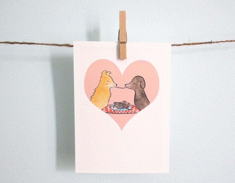 puppy love note card