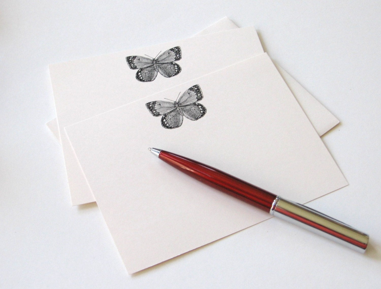 Butterfly Note Cards - Set of 12